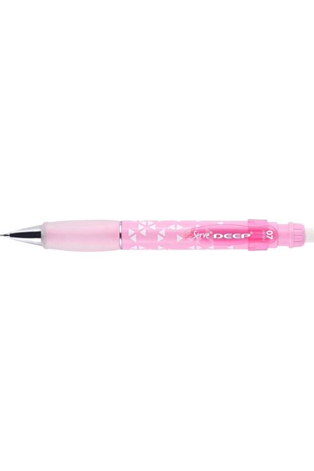 Deep Triangle Printed Versatile Pen 0.7mm - Candy Pink