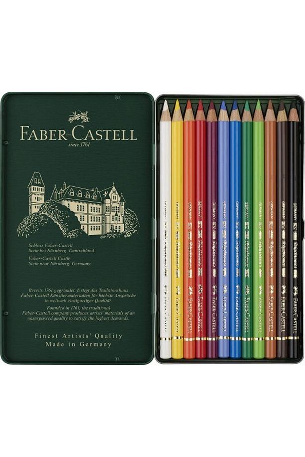 Polychromos Kuru Boya Kalemi 12 Renk - 2