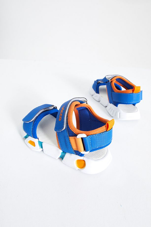 Jax Hafif Erkek Bebek Saks Mavi Sandalet - 8