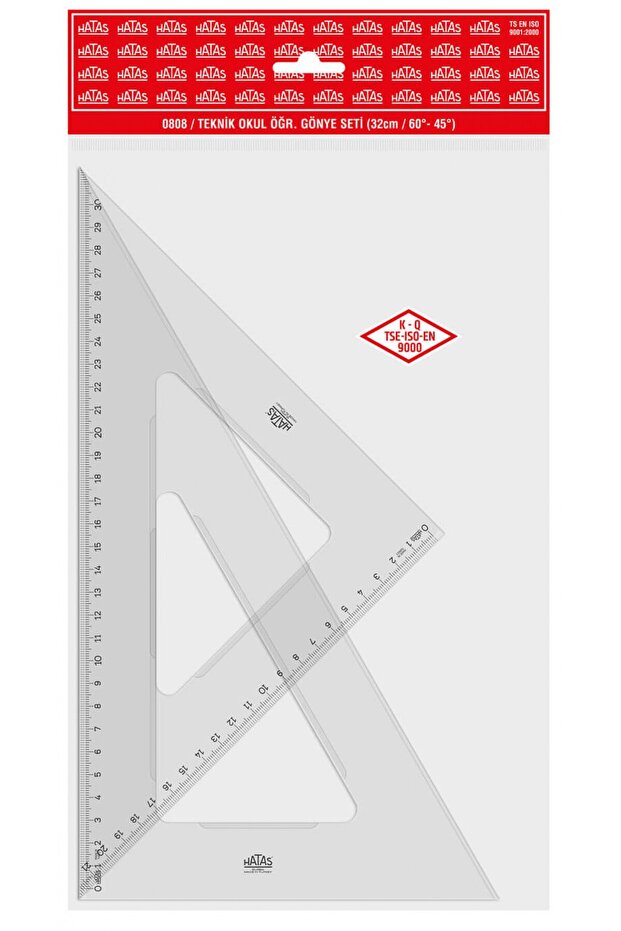 Teknik Okul Gönye Seti 32cm 0808 - 1