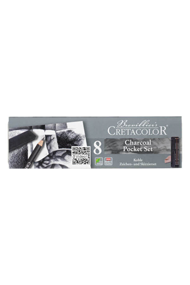 Charcoal Drawing Set Charcoal Drawing Set 8-Piece Metal Box / 46008