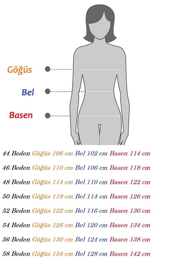 Kolları Incili Büyük Beden Elbise 6a-69340 - 4