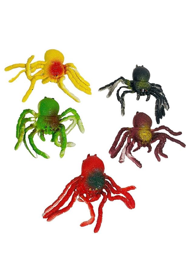 Tarantula Hayvan (1 Adet) Soft Dokulu Yumuşak Model Kahve - 1