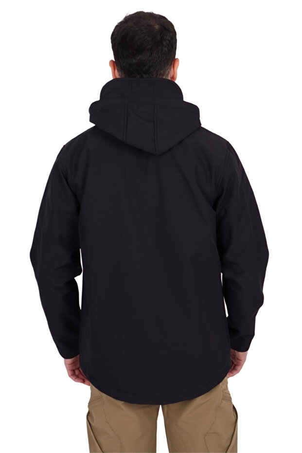 Siyah Tactical Softshell Mont - 5