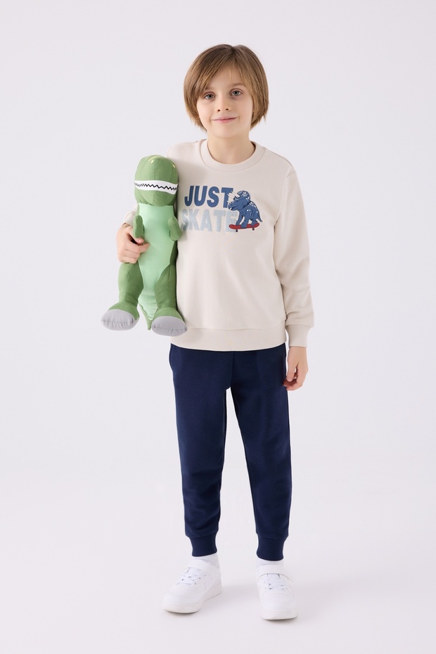 طقم بدلة رياضية للأولاد - ثلاث خيوط منسوجة - 2