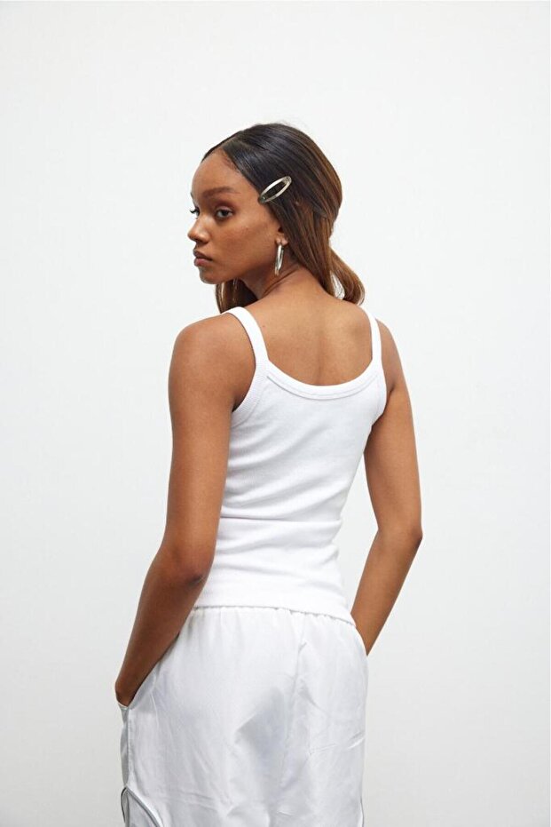 Fitilli Askılı Basic Atlet - 6