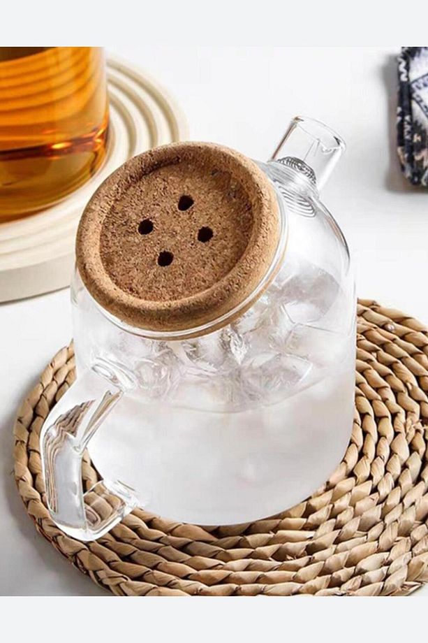 Leyna Mantar Kapak Çok Amaçlı Cam Sürahi 750ml 156672 - 3