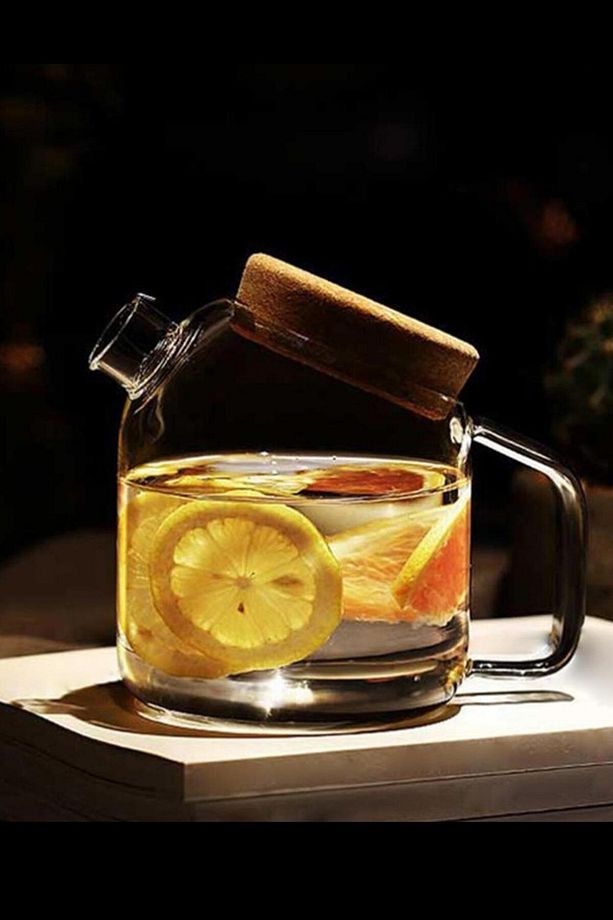 Leyna Mantar Kapak Çok Amaçlı Cam Sürahi 750ml 156672 - 2