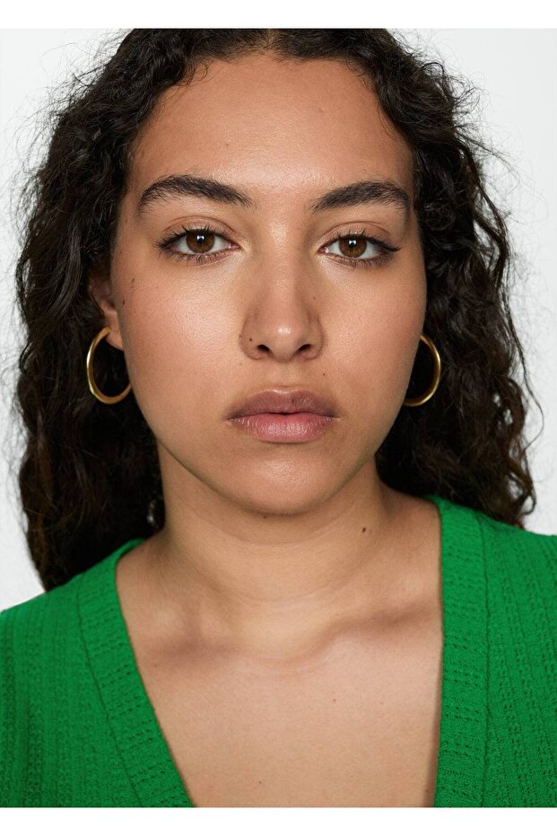 Kroşe düğmeli yelek - 6