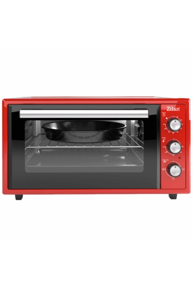 Electric Oven 45L 2000W 60min Timer Enamelled Precise Temperature Control