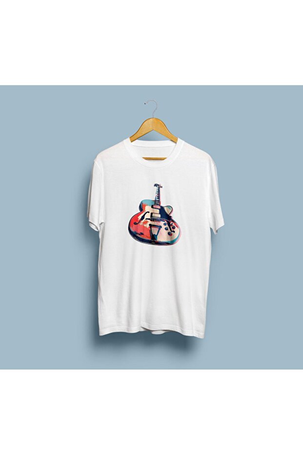 Oversize Guitar / Guitar Design Unisex T-Shirt