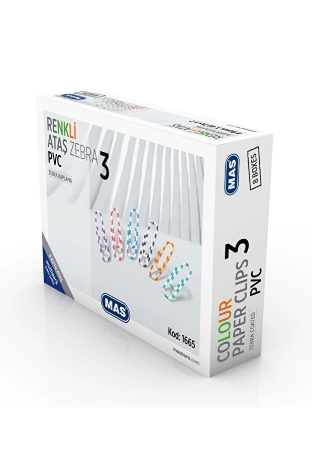 Multıpack Zebra Ataş Pvc Kaplı 28 Mm * 8 - 1