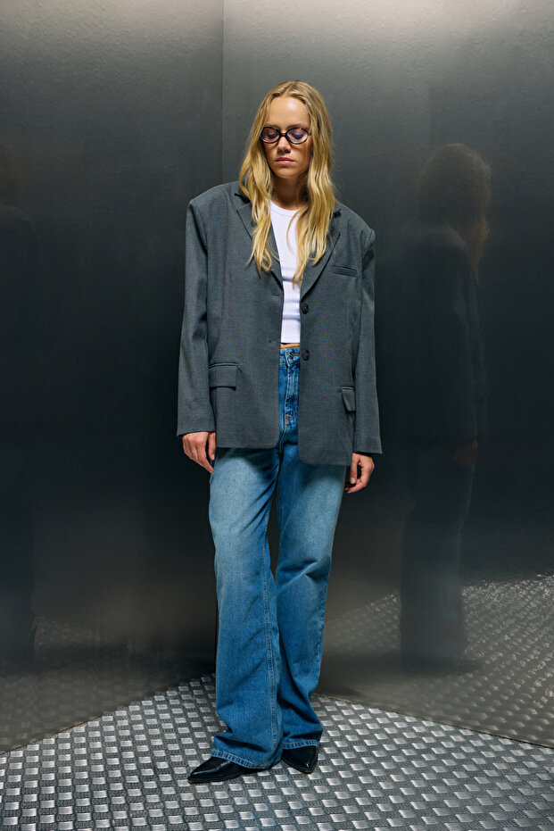 Oversize Blazer Jacket - 5