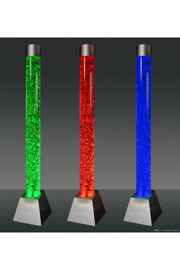Led Işıklı Su Kabarcıklı Iç Ve Dış Mekan Lambader - 3