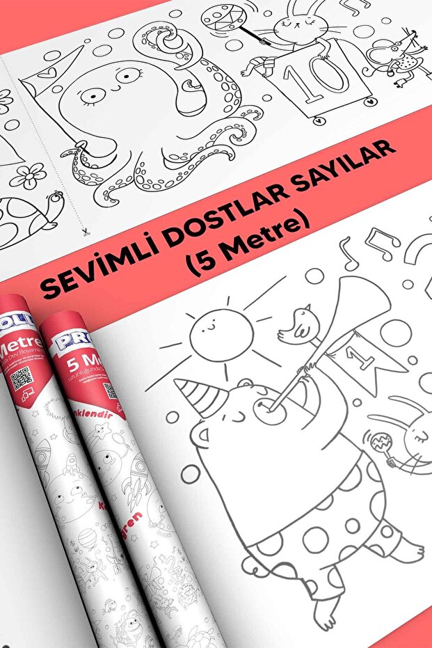 Sayılar Boyama Kağıdı - 5