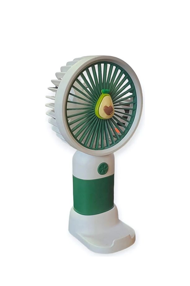 Şarjlı Mini El Fanı Vantilatörü Küçük Taşınabilir Masa Üstü Ayaklı Fan Vantilatör Pervane - 4