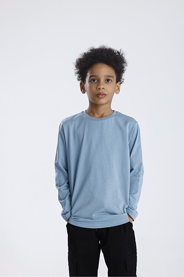 Basic Uzun Kol Tişört - 1