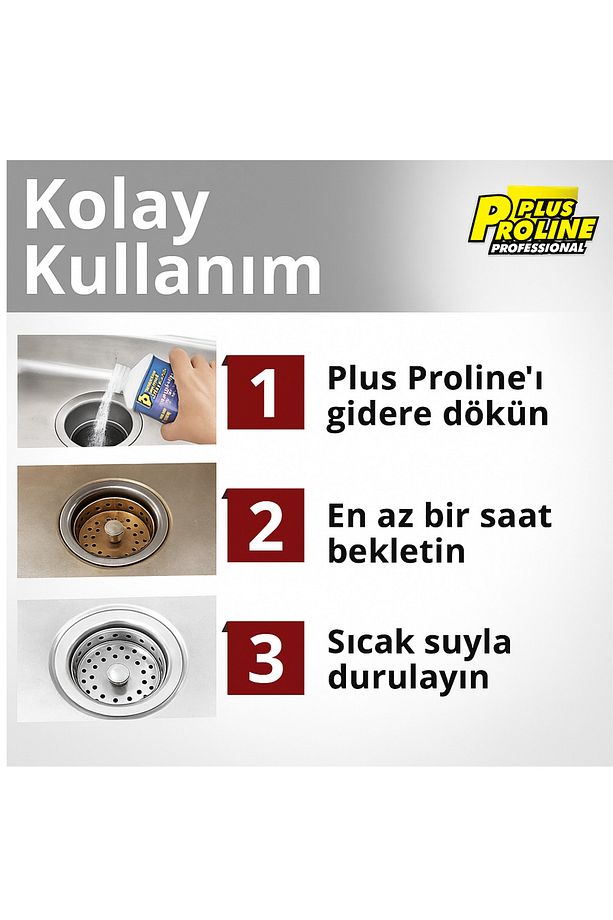 Ultra Güçlü 500 gr Dök-Aç Lavabo Açıcı – Tıkanıklıkları Hızla Giderir, Etkili Formül - 6