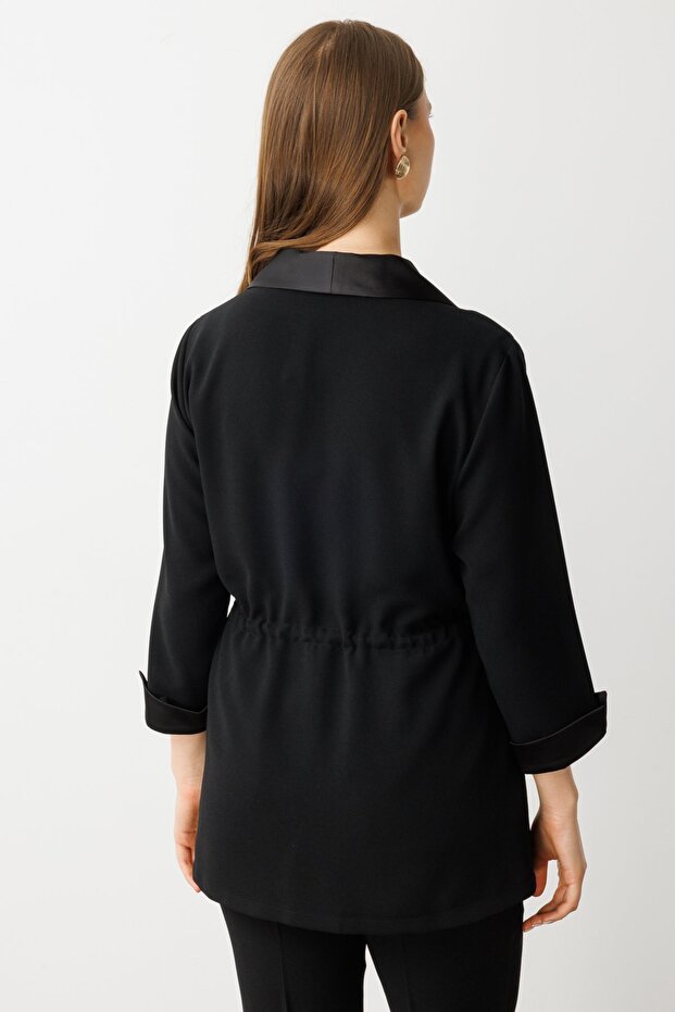 Taş İşlemeli Duble Kol Ceket - 7