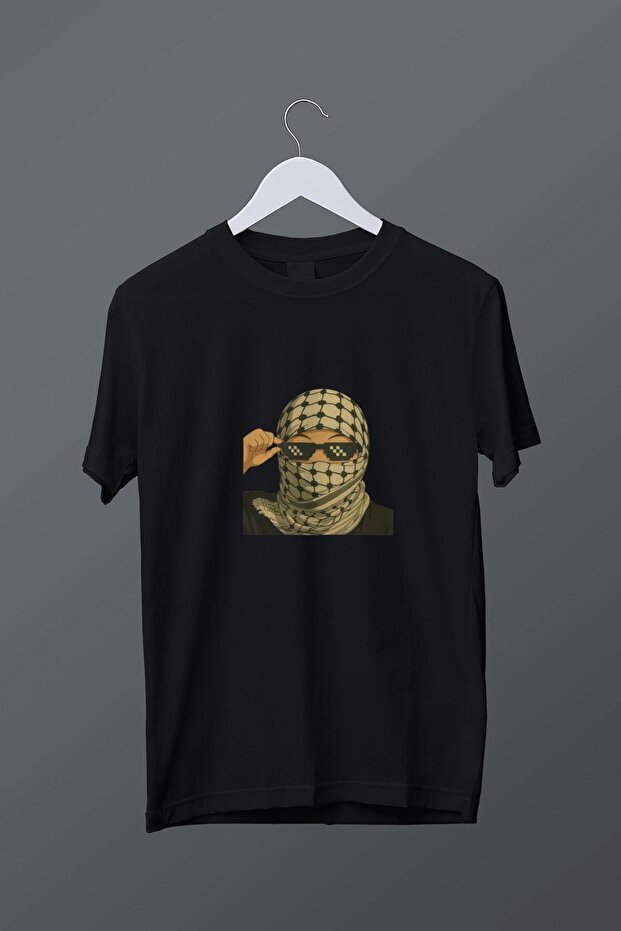 Cool Keffiyeh Themed Printed T-Shirt