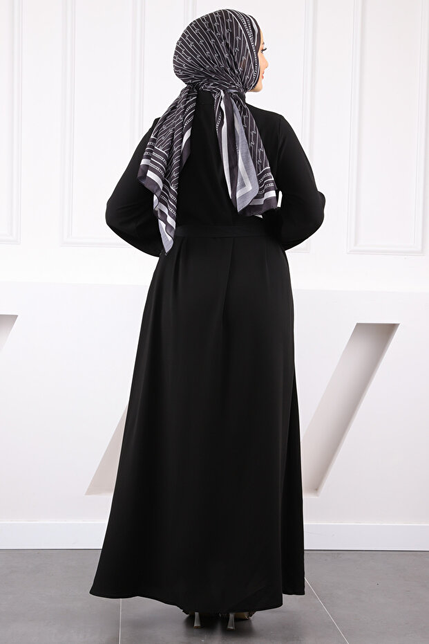 Μαύρο μανίκι ελαστικό Ferace - 3