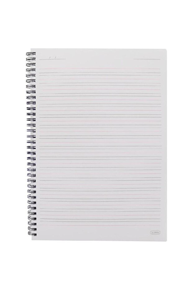 Notebook – A4 Size, 100 Sheets, Double Ruled, Black Cover - 3