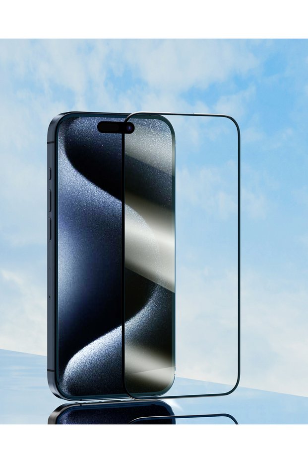 واقي شاشة فائق الوضوح بفلتر الضوء الأزرق لهاتف iPhone 15 Plus شفاف SP-HY10B