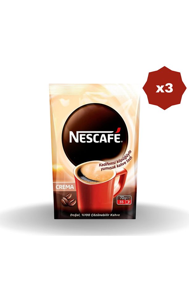 Nestle Nescafe Classi̇c Crema Poşet 70 Gr - (3 Adet) - 1