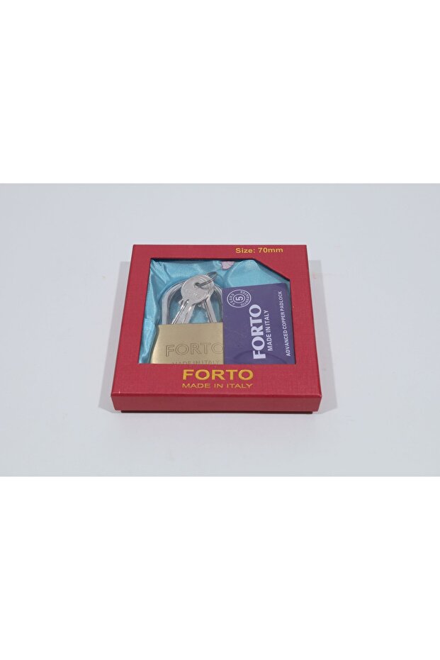 قفل نحاسي متقدم من FORTO مقاس 70 مم - 1