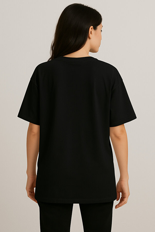 تيشيرت كبير الحجم منقوش بنقشة الفهد مصنوع من القطن بنسبة 100% - تيشيرت Advantage Premium - 3