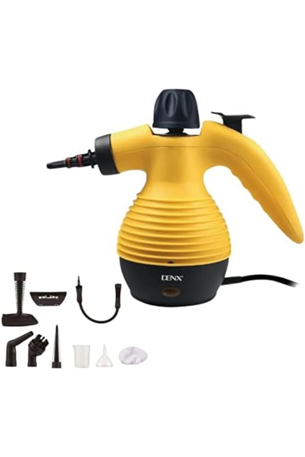 Handheld Steam Cleaner 1200W, 300kPa High-Pressure, 350ml Tank, 9 Attachments