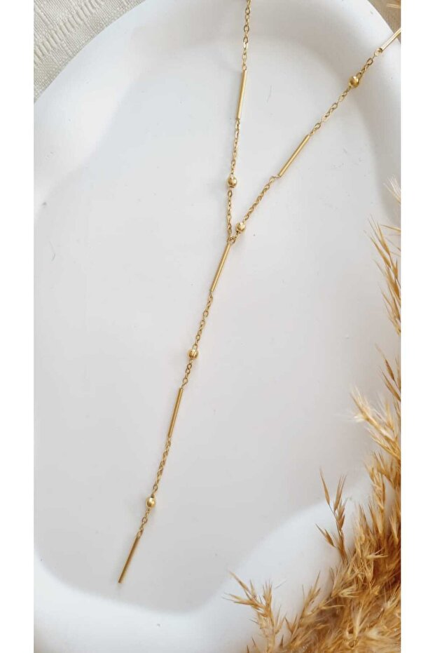 Premium Stainless Steel Y Necklace