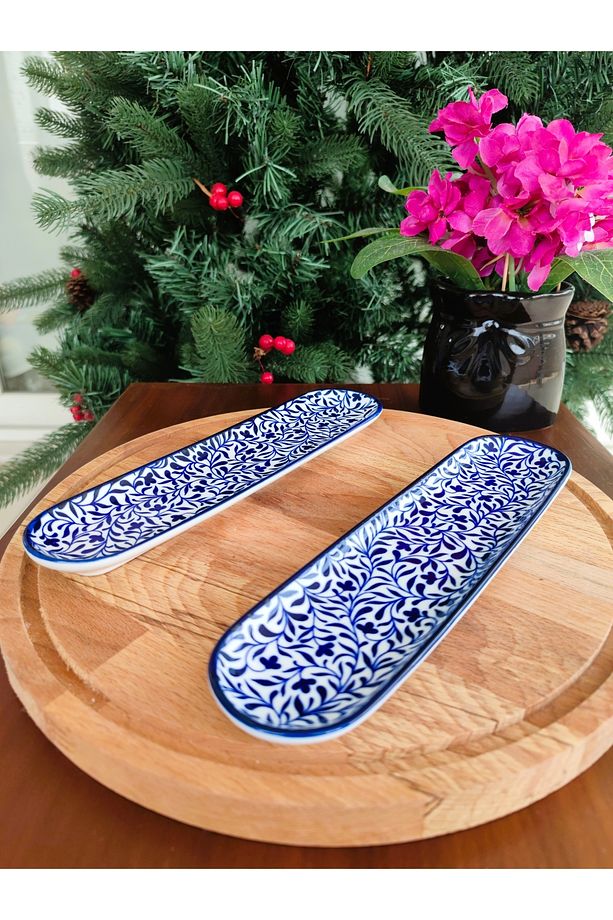Reve Bleu La Graine New Bone China 23 cm tabak (1 ADET) - 5