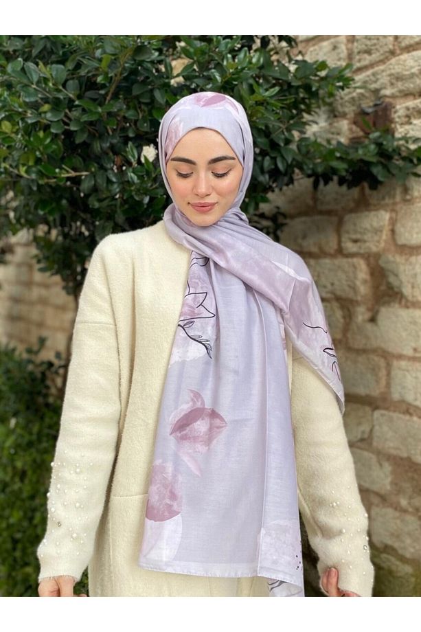 Mercan Desen Şal - 2