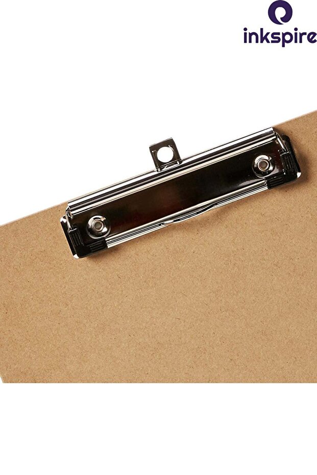 Ahşap Kapaksız Sekreterlik A4 1 Adet Tahta Evrak Tutucu Tepeden Kıskaçlı Dosya Bloknot Yazı Tablası - 5