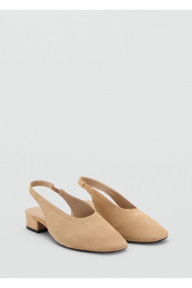 Apartment Heels Leather Shoes