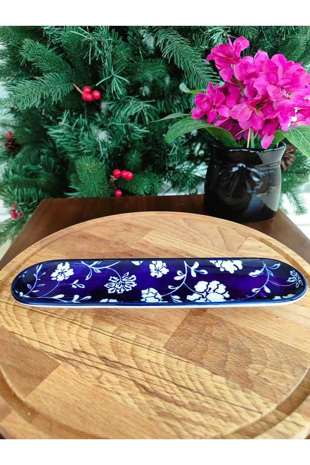 Reve Bleu Petite Fleur New Bone China 23 cm tabak ( 1 ADET ) - 7
