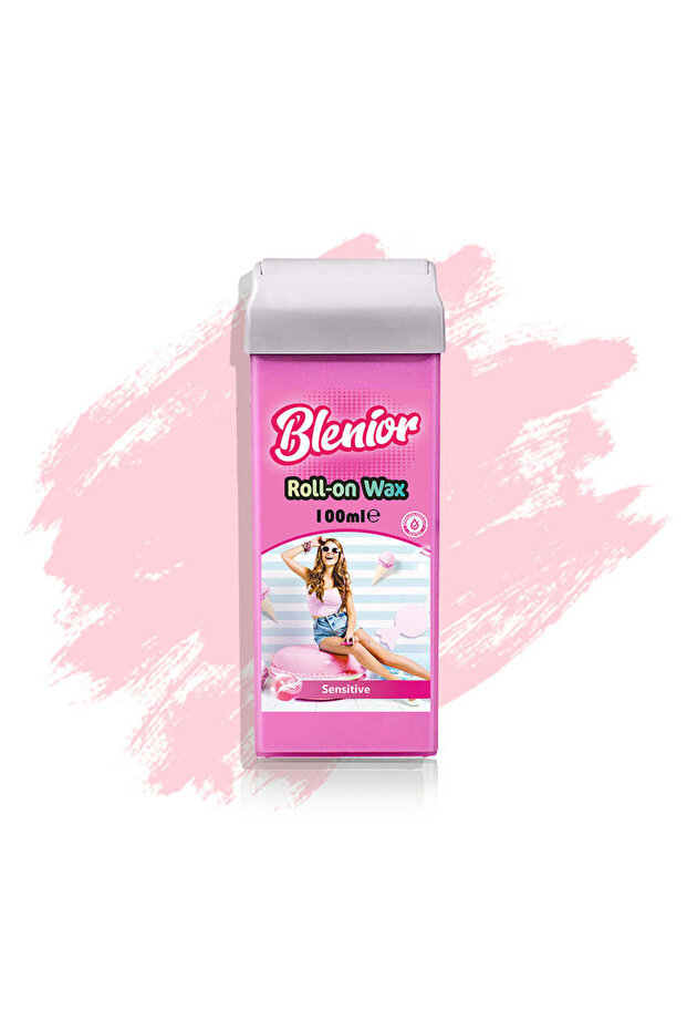 Single-Use Roll-On Epilator Wax - sensitive skin, 100 ml, Blenior - 2