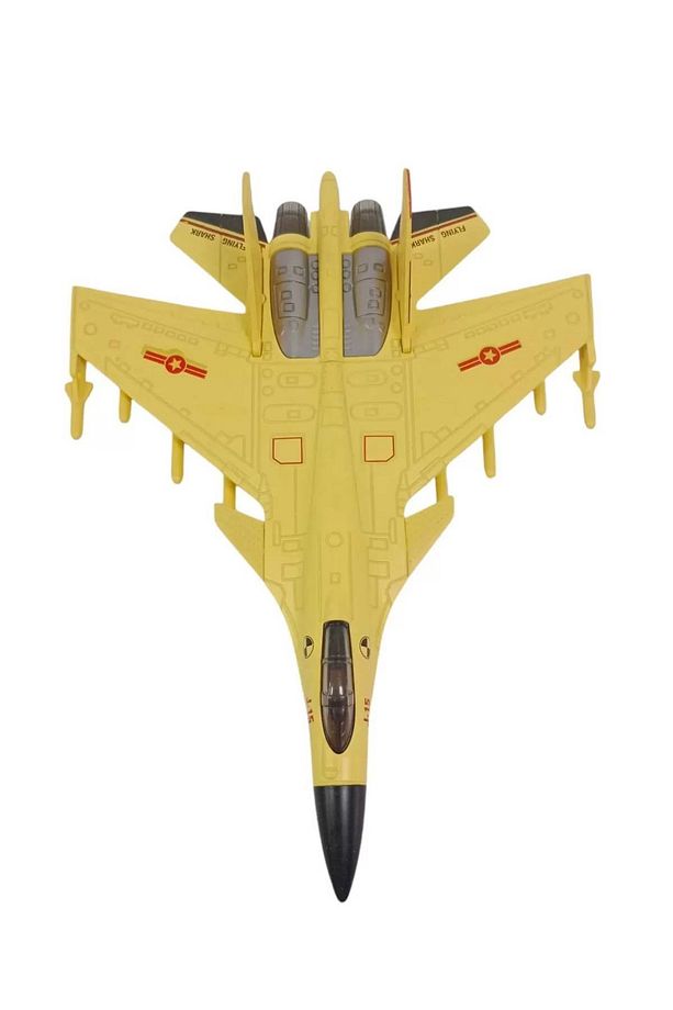 Cek Birak Sari Renkli Askeri Savas Ucagi Modeli J 15 Flaying Shark Maket RC Ucak - 5
