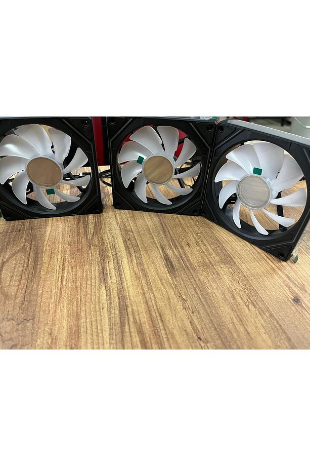 Dragon 6lı Fan seti 3x Reverse 3x düz fan aRGB Reset buton yönlendirmeli fan seti - 3