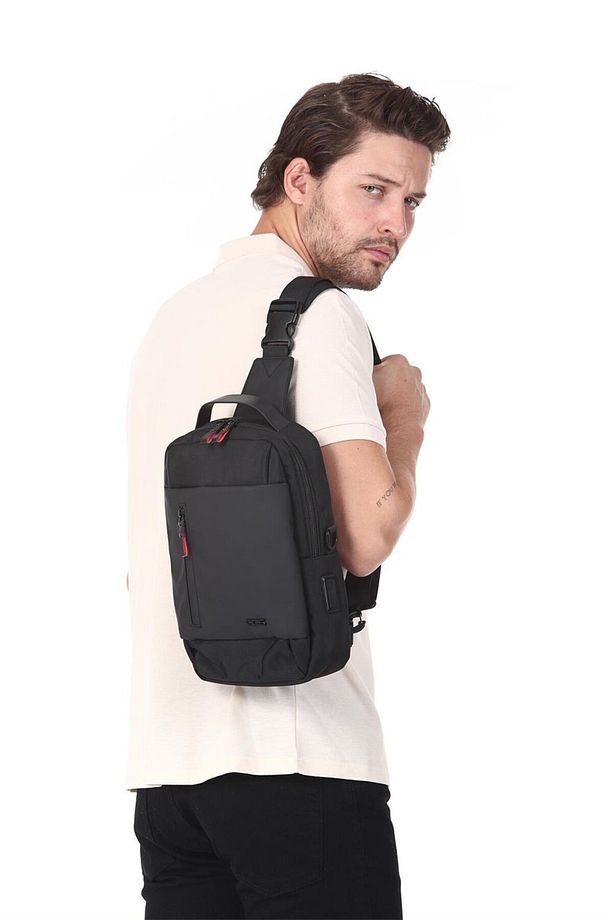 ÇÇS Unisex 2531289 TEK OMUZ ASKILI ÇAPRAZ GÖĞÜS ve Sırt ÇANTASI - 8