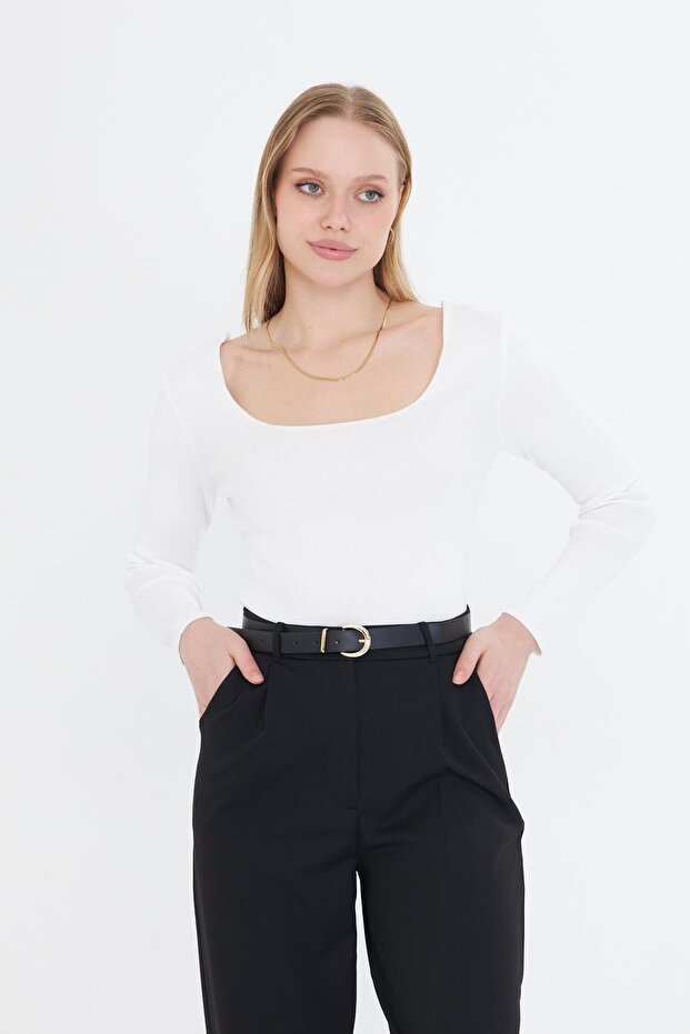 Geniş Yaka Triko - 1