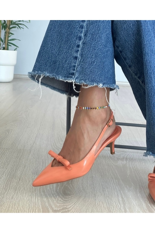 Steel Gold Colored Bead Anklet