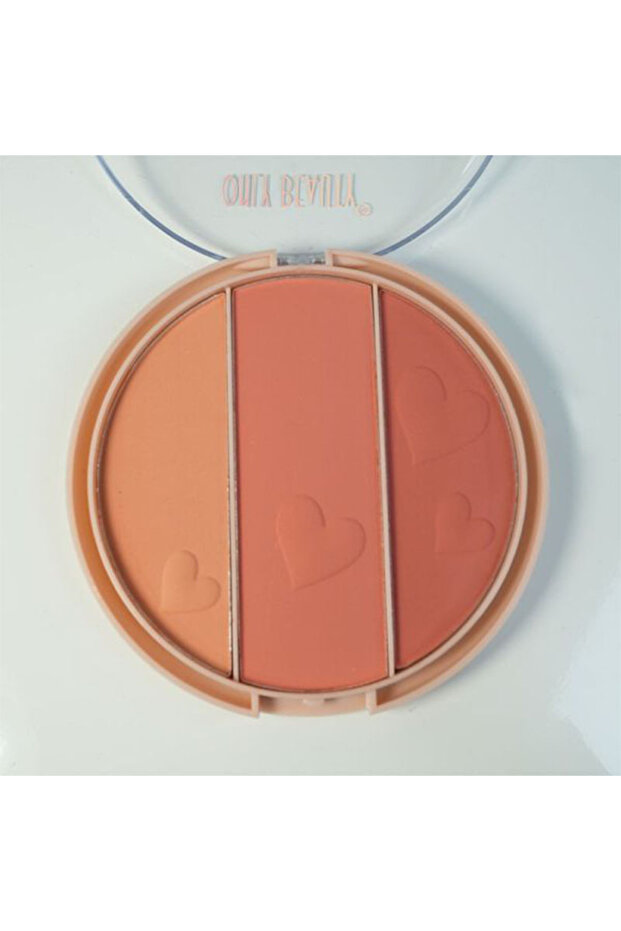 Only Beauty Blush 3-Color Makeup Set for Flawless Beauty (01)