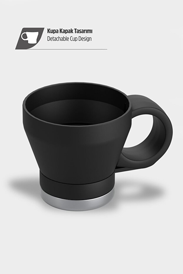 4 Multi-Cup Çelik Termos 1,9 LT. Black ST-212 - 6