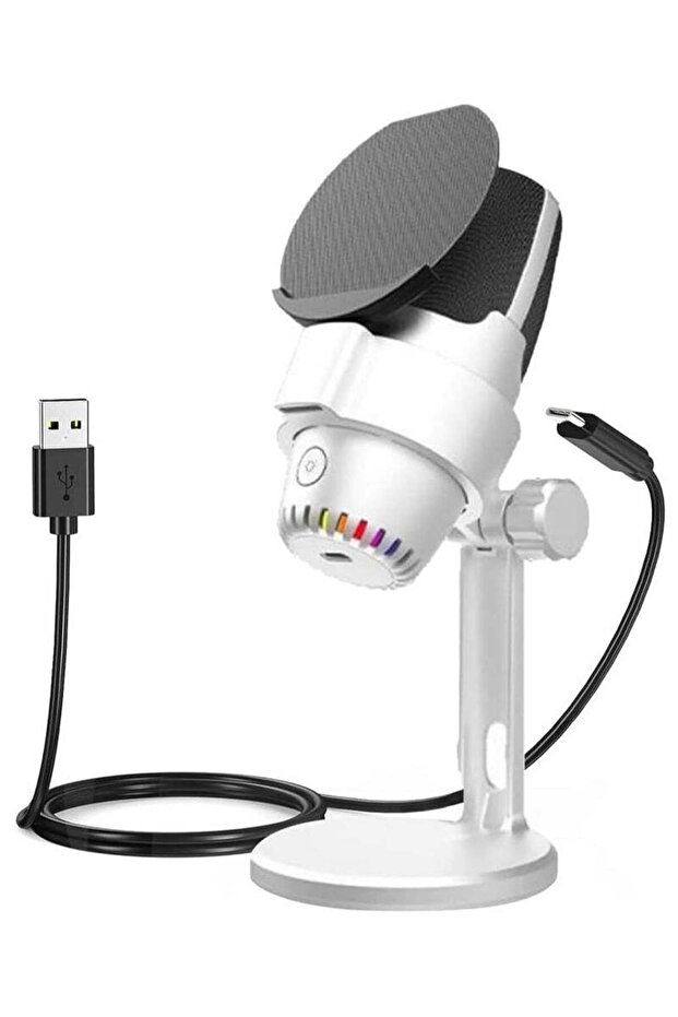فأرة ألعاب USB للكمبيوتر/PS4/PS5/أجهزة الكمبيوتر المكتبية، سهلة التوصيل والتشغيل، مناسبة للألعاب والتسجيل والبودكاست وغيرها
