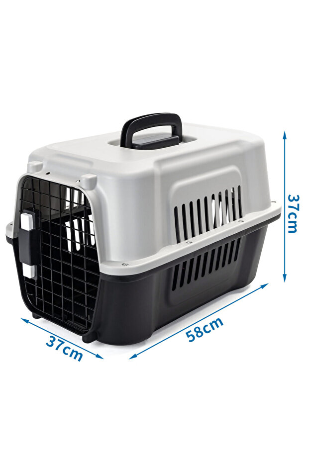 Cușcă transport animale SCP House, Sofia CONCEPT®, Premium, dungi gri - 5