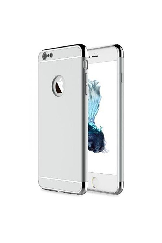 Iphone 7 case Forcell 3 in 1 silver - 1