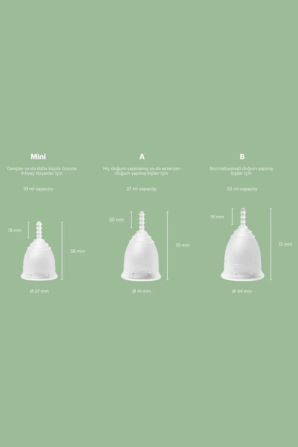 Menstrual Disk ve Regl Kabı Model Mini - 8