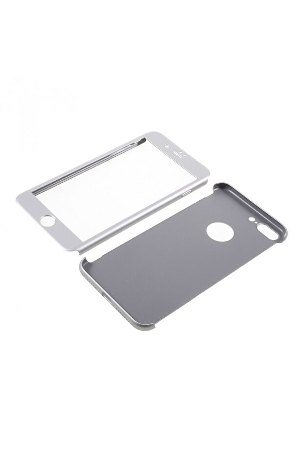 IPAKY full protection case for iPhone 7 Plus 5.5 inch, silver - 5